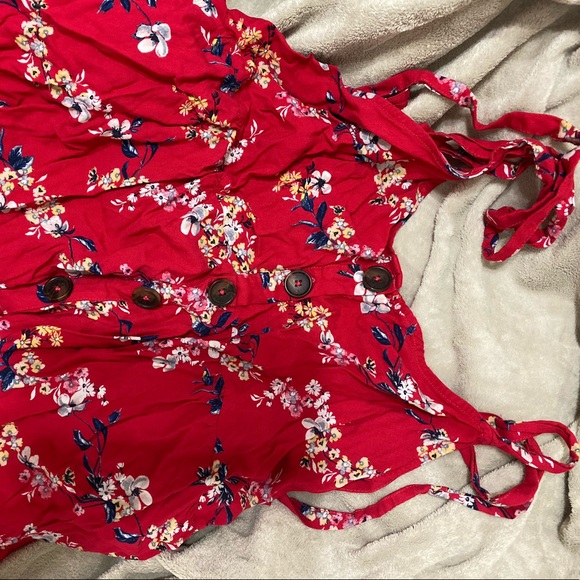 Floral print maxi tank maternity dress - Picture 2 of 2